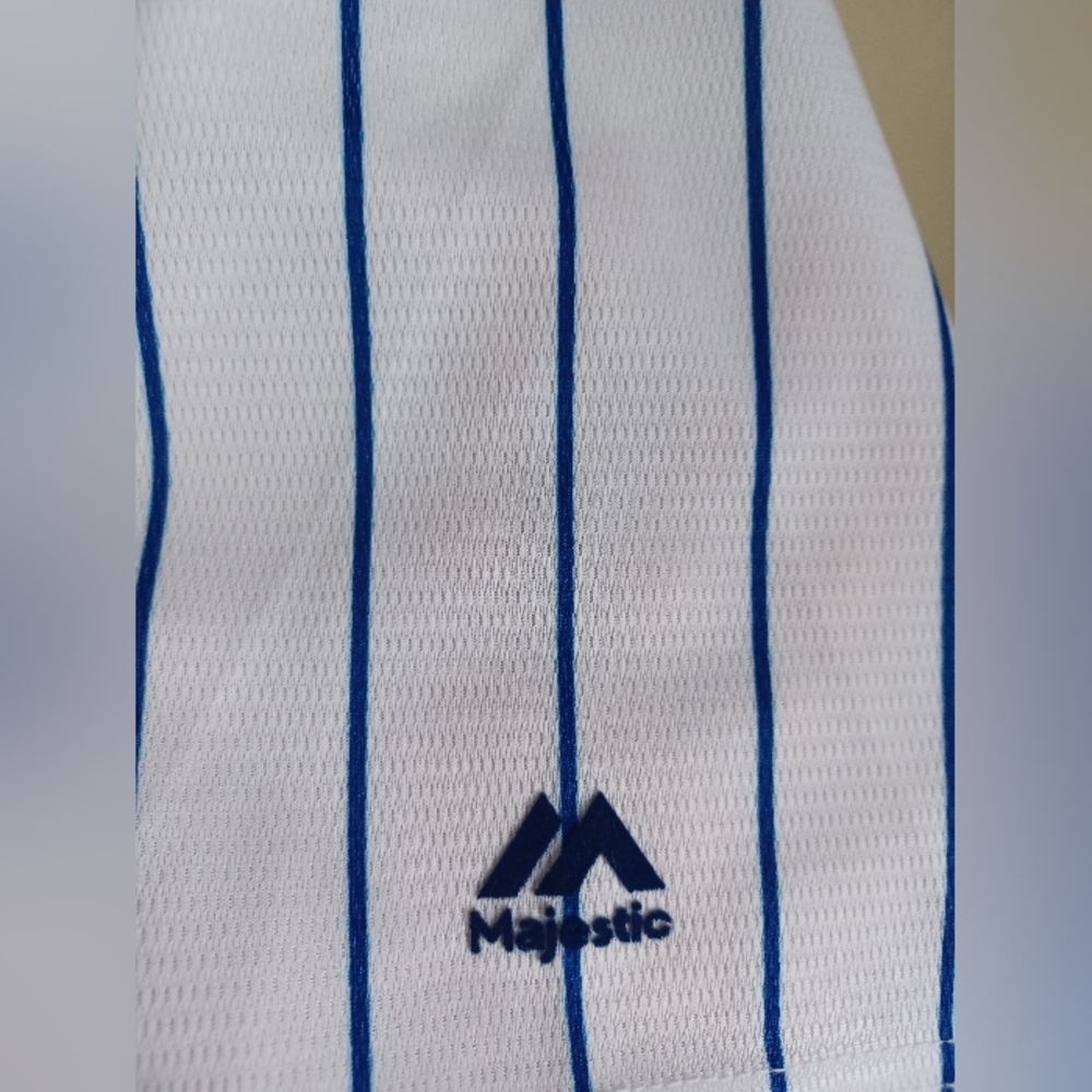 Men's Size Large Chicago Cubs Kris Bryant #17 Majestic MLB Baseball Jersey - Picture 3 of 10